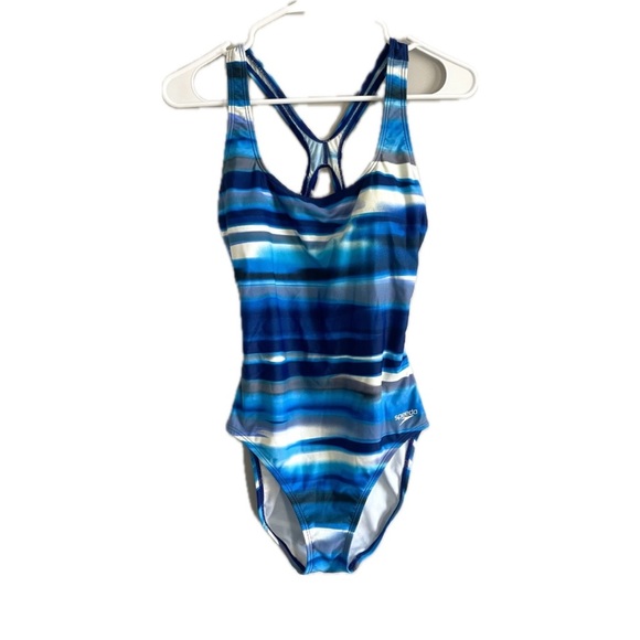 Speedo Women's Ocean Wave One-Piece Swimsuit Size 10 - Picture 1 of 8